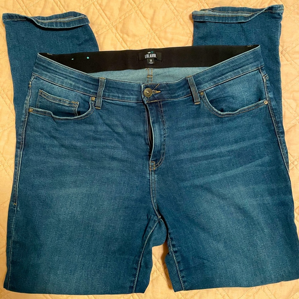 LuLaRoe Straight Leg Denim, Size 38 (18/19W)
